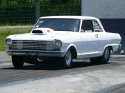 White NOVA Drag Car